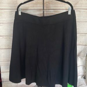 Alfani skirt knit black 0X
